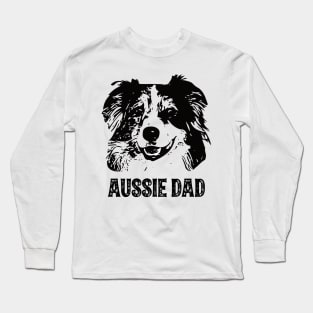Aussie Dad Australian Shepherd Long Sleeve T-Shirt
